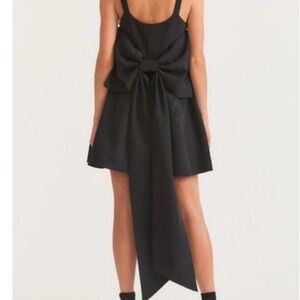 LoveShackFancy Black Mini Dress